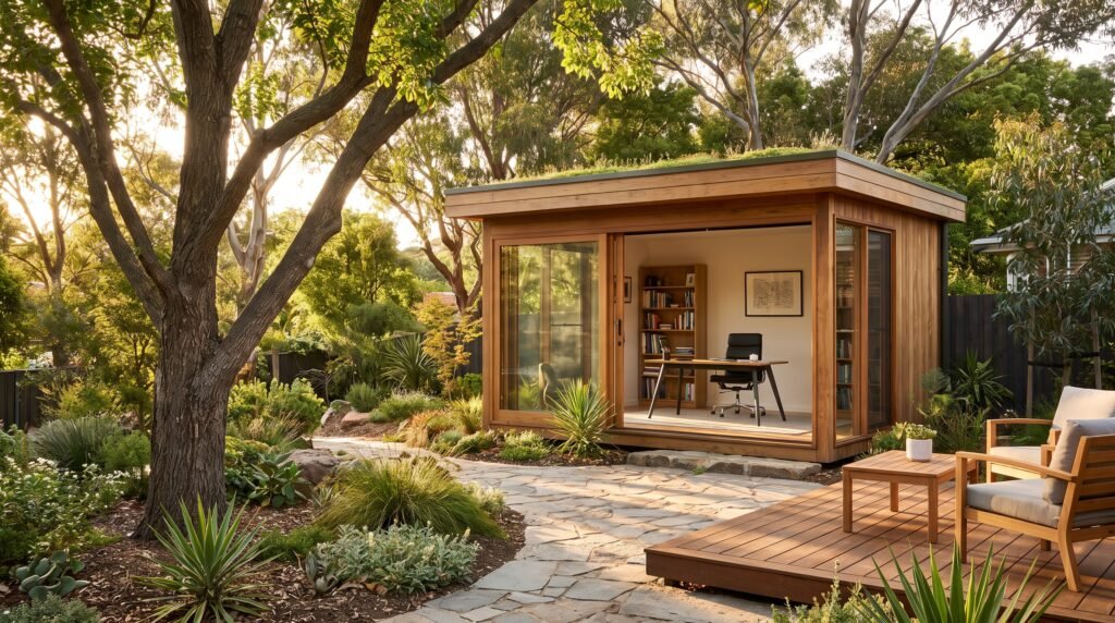 Backyard office shed kit