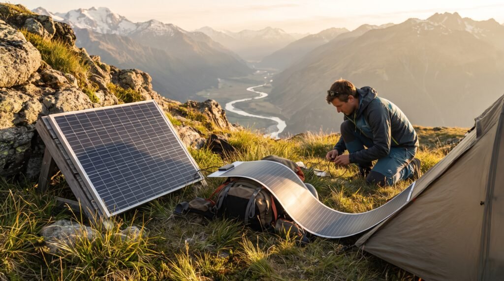 Rigid vs flexible solar panels