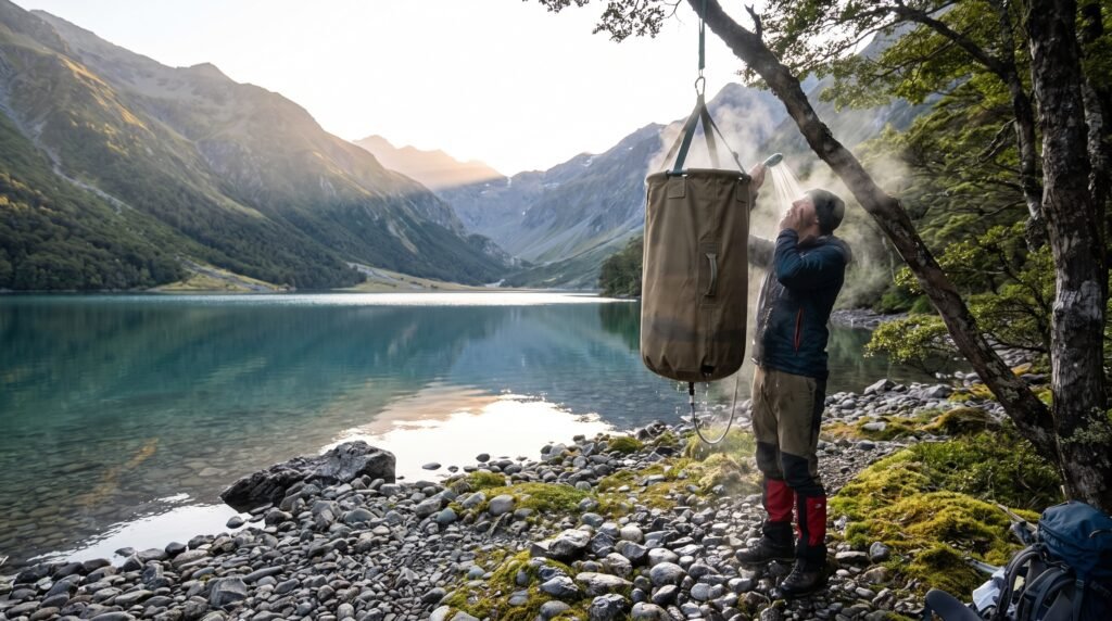 portable shower kit
