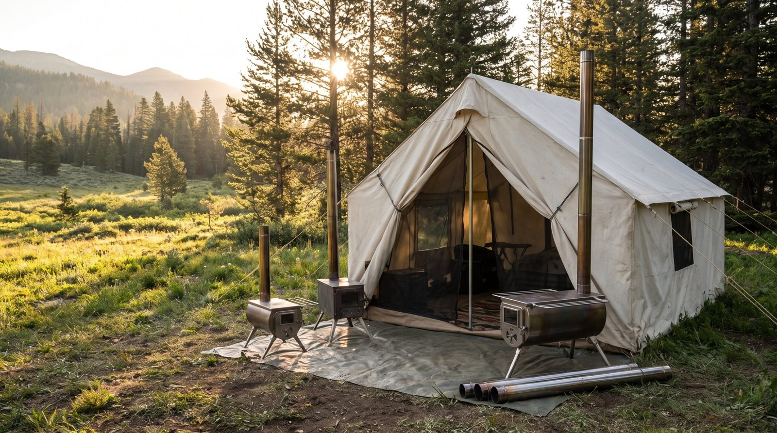 How to Choose the Right Size Canvas Tent Stove (BTU Guide)